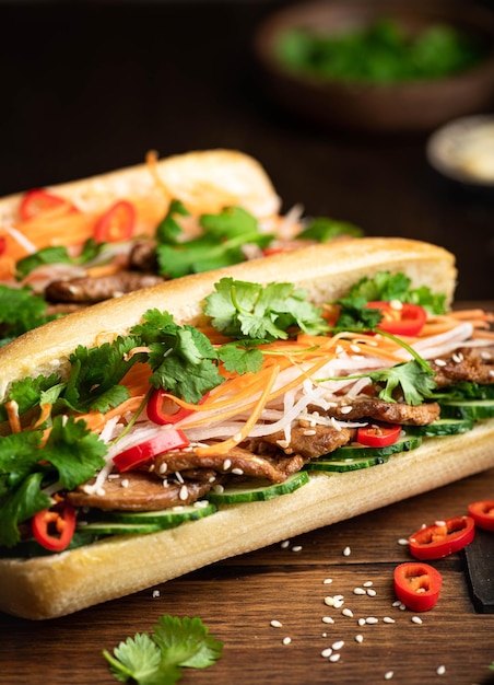 Banh mi panino vietnamita