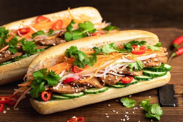 Banh mi panino vietnamita