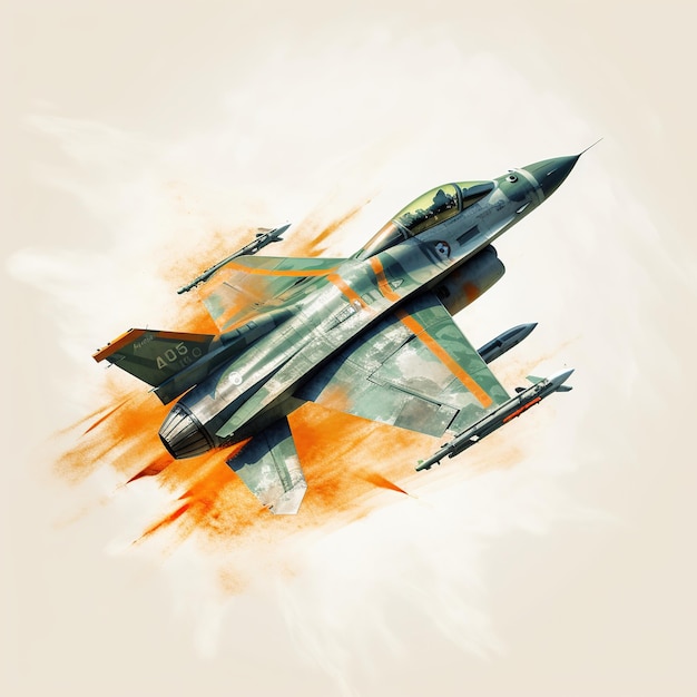 Banner con aerei da combattimento Illustrazione Indian Air Force Day osservato l'8 ottobre