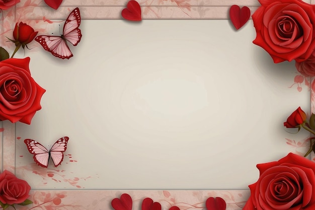 Banner con carta da parati per San Valentino