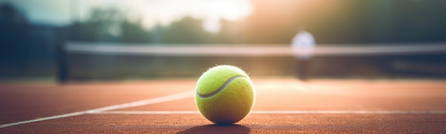 Banner del concetto di tennis