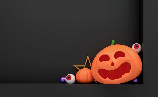 Banner di felice giorno di halloween