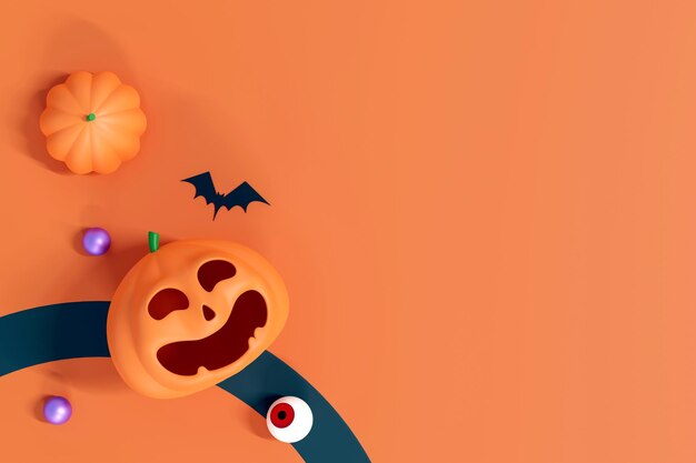 Banner di felice giorno di halloween