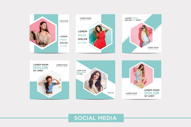 Banner di marketing aziendale digitale per modello di post sui social media