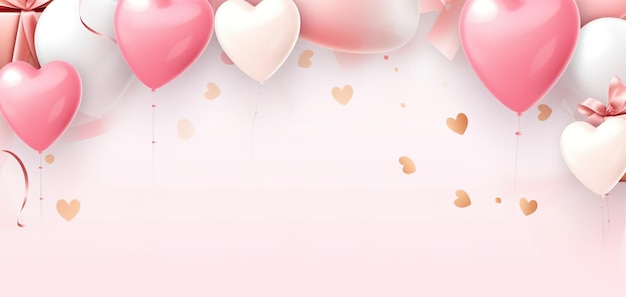 Banner di San Valentino Sfondo vacanza Sfondo cuore Sfondo amore