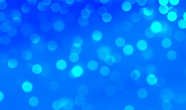 Banner di sfondo bokeh blu per poster di eventi pubblicitari e varie opere di design