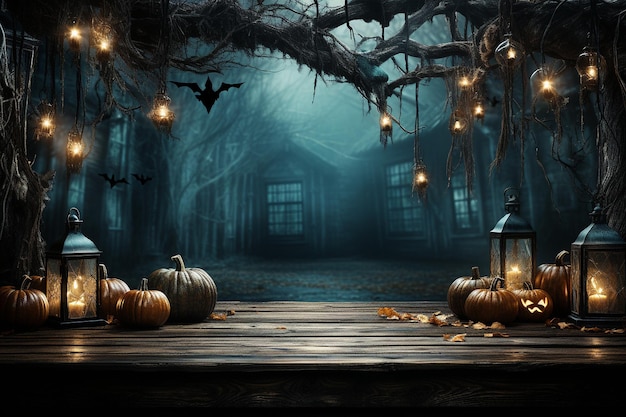 Banner di sfondo di Halloween