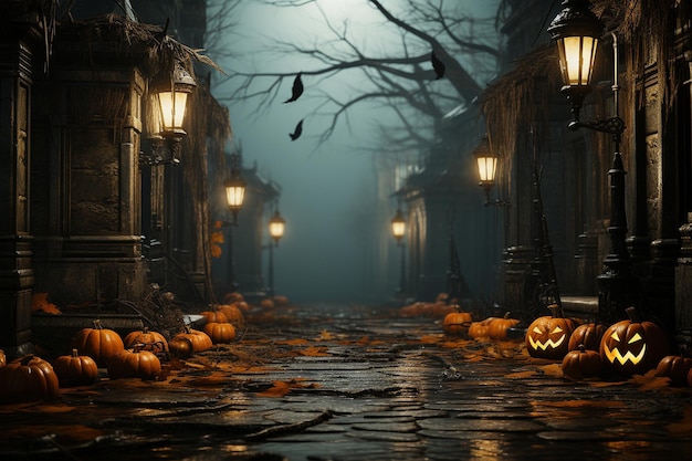 Banner di sfondo di Halloween