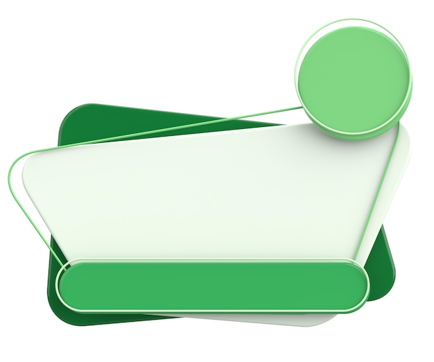Banner di vendita progettazione di banner 3D illustrazione 3D