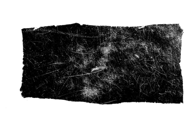 Banner grunge nero isolato su sfondo bianco Foto di alta qualità