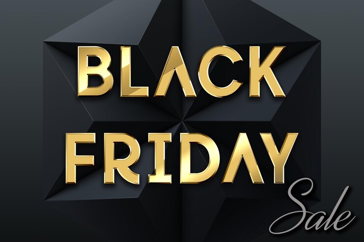 Foto banner illustrazione della vendita super sconto del venerdì nero elemento di design per la vendita di banner poster carte evento di sconto di marketing promozionale
