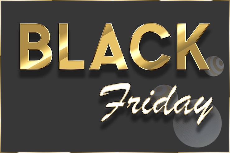 Foto banner illustrazione della vendita super sconto del venerdì nero elemento di design per la vendita di banner poster carte evento di sconto di marketing promozionale