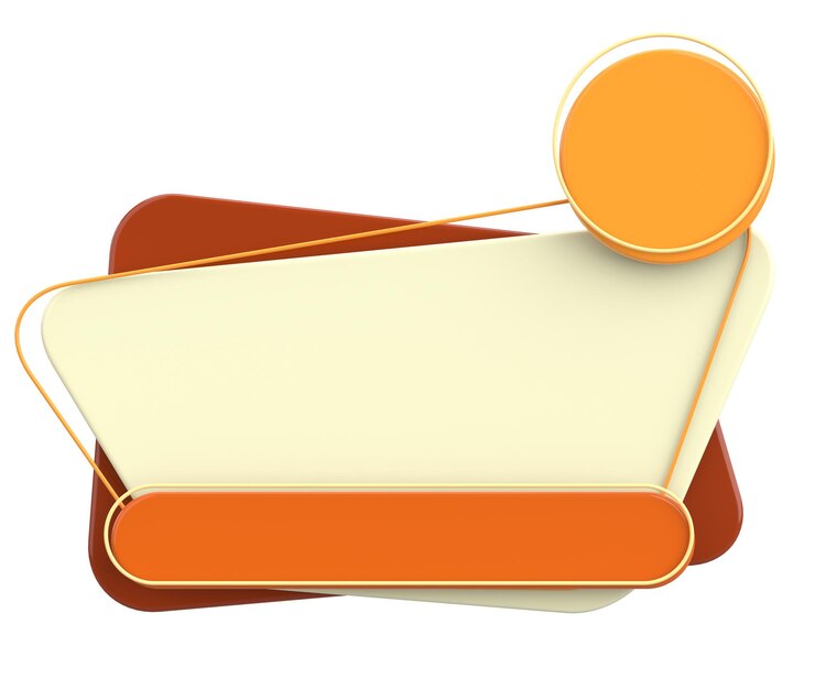Photo banner penjualan desain banner 3d ilustrasi 3d