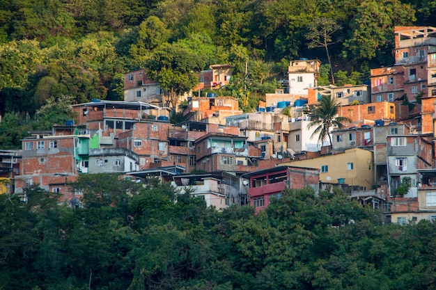 Baraccopoli di Tabajara a Rio de Janeiro in Brasile.