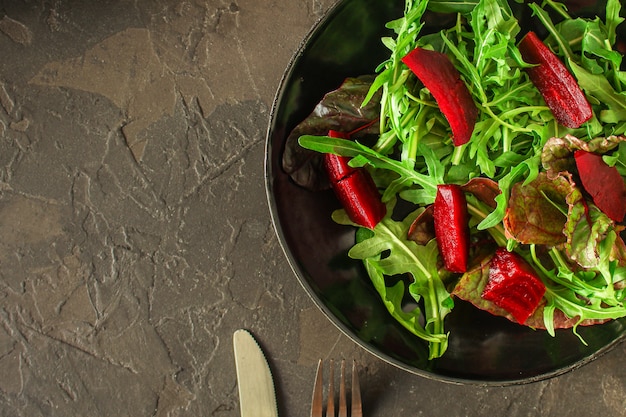 barbabietola da insalata, mix di foglie