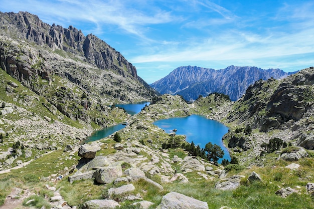 Barbi e lago Munyidera in estate.