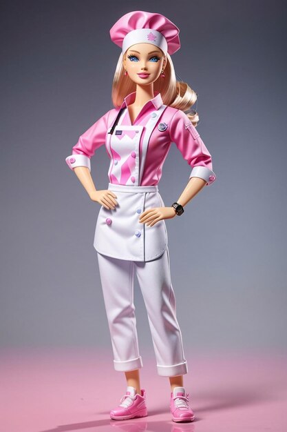 Barbie indossa l'uniforme da chef