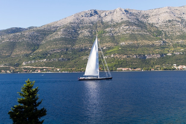 barca a vela sul mare sul mare