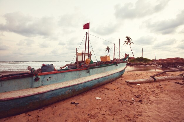 Barca da pesca in Sri Lanka