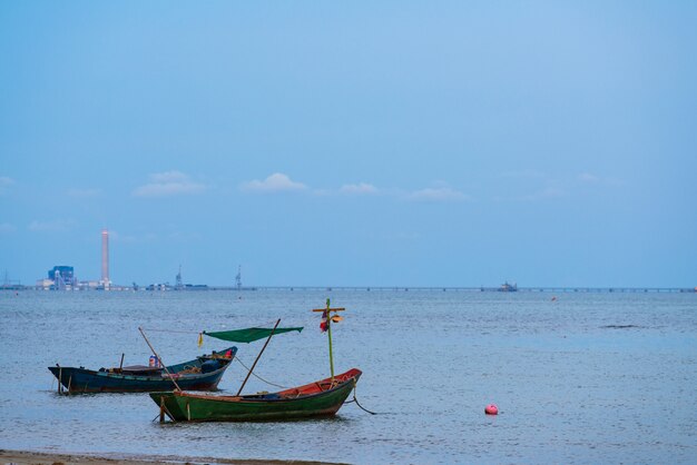 Barche da pesca sulla spiaggia