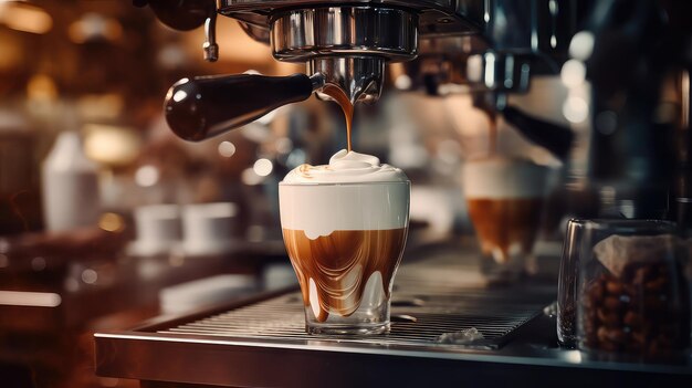 Barista di bevande espresso e caffè