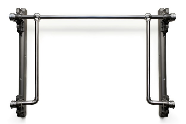 Barre di metallo su sfondo bianco su una superficie bianca o trasparente PNG sfondo trasparente