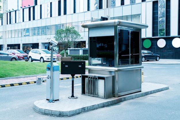 Barriera di un parcheggio di hotel