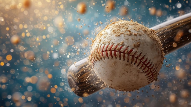 Baseball energico, gioco di squadra veloce e lento, intrattenimento sportivo con palla da mazza e guanto in un'emozionante esperienza di sport di squadra all'aperto