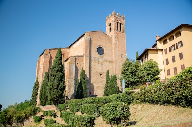 Basilica Cateriniana San Domenico, antica città storica della Toscana italiana