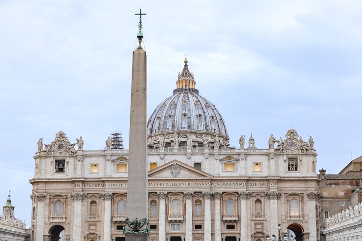 Foto basilica di san pietro nello stato della città del vaticano roma italia
