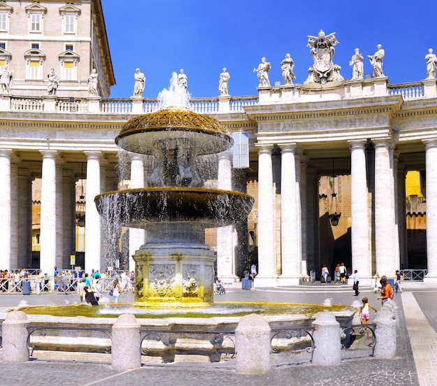 Basilica di San Pietro, Piazza San Pietro, Città del Vaticano. Panorama