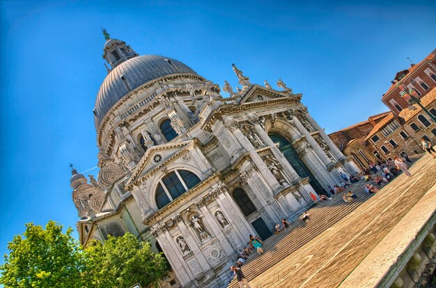 Basilica Santa Maria della Salute Venezia Italia HDR