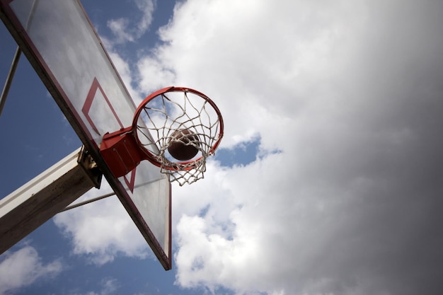 Basket in canestro