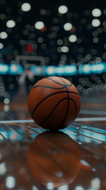 Basket sul campo da basket