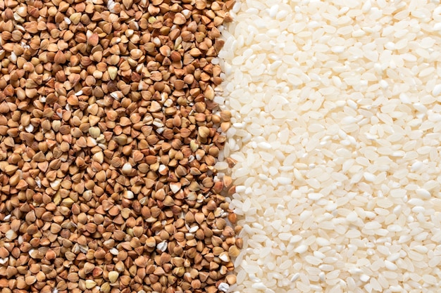Basso contenuto di carboidrati in assortimento, avena, riso, fagioli, grano saraceno e ceci