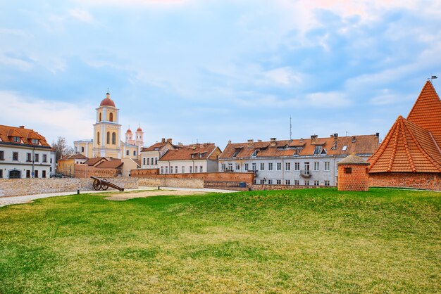 Bastione delle mura della città di Vilnius Lituania