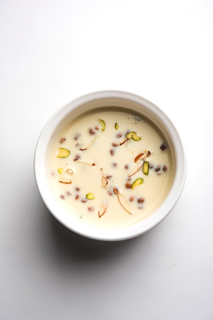 Basundi o Rabri o Rabdi - è un dolce a base di latte condensato e frutta secca