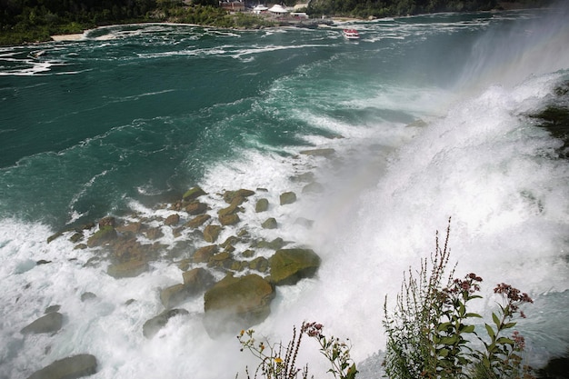 Bautiful vista delle Cascate del Niagara nello Stato di New York USA