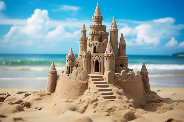 Beachside Sand Castle AI (Castello di sabbia sulla spiaggia)