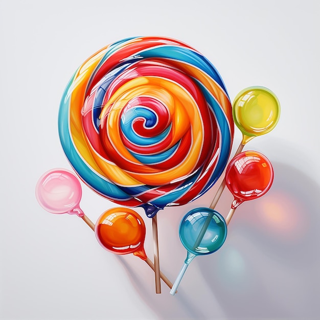 beautiful_realism_of_lollipop_on_a_plain_background_top