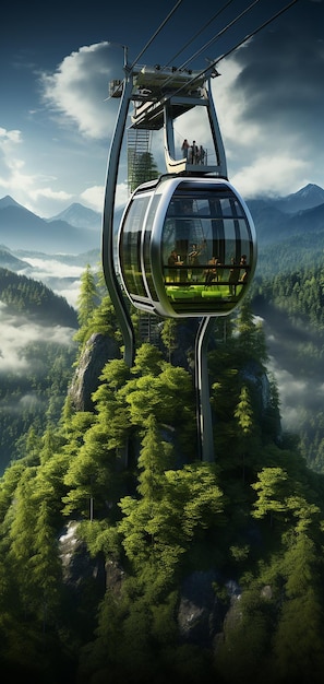 beautiful_stylized_lofi_aerial_tram_above_a_forest_relax