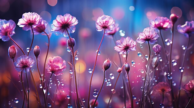 beautiful_wildflowers_daisy_purple_wild_pea_close_up