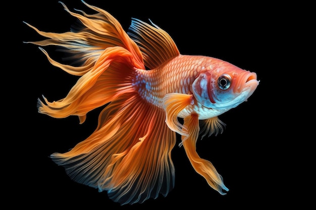 Beauty_fish_swimming_underwater_on_black_background