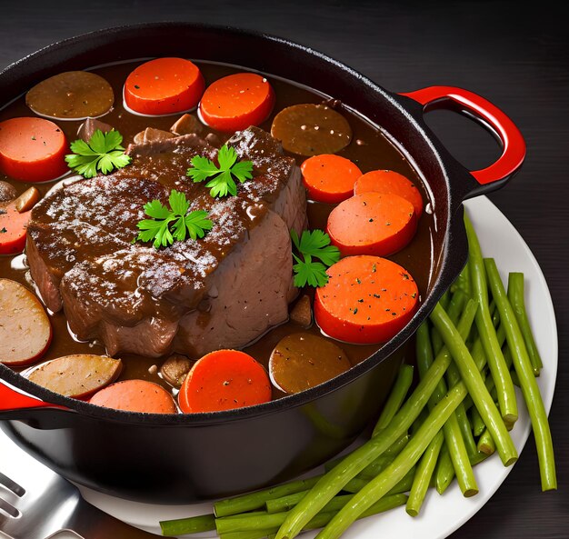 Beef Pot Roast arte generativa di AI