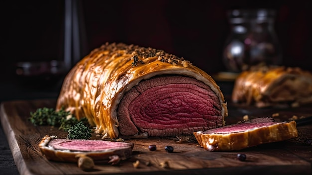 Beef Wellington un piatto di bistecca di origine inglese a base di filetto di manzo