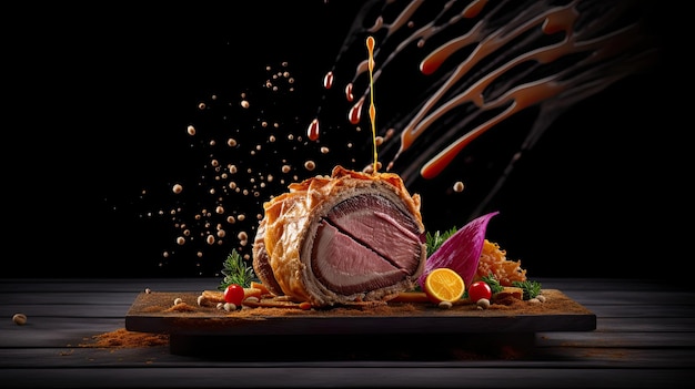 Beef Wellington un piatto di bistecca di origine inglese a base di filetto di manzo