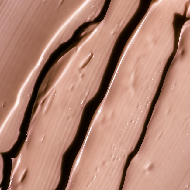 Beige cosmetico sfondo texture trucco e cura della pelle cosmetici prodotto crema rossetto idratante macro come lusso marchio di bellezza vacanza flatlay design