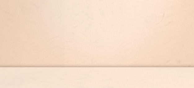 Beige Crema Colore Studio Room Sfondo Luce sul tavolo Prodotto Cosmetico Gradiente Parete Pavimento 3d Minimo Mockup Podio Palco Cucina Piattaforma Display Spazio vuoto Cemento Marmo Loft