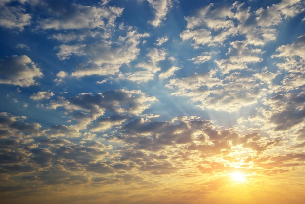 Bel cielo Composizione della natura