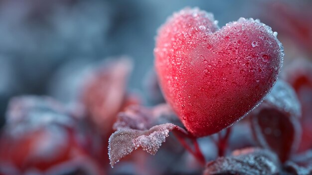 Bel cuore rosso di amore sfondi scintillanti sfondo concetto di San Valentino Generativo Ai